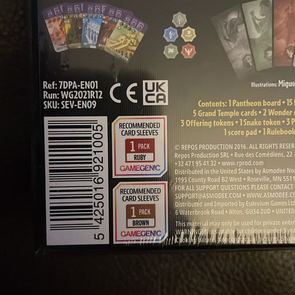 7 Wonders Duel Pantheon Expansion Pack NIB - Picture 4 of 4